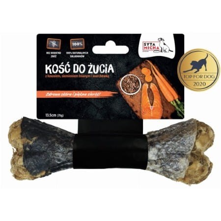 Kość do żucia na piękną sierść 13,5 cm 70g.jpg