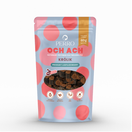 PERRO OCH ACH królik przysmaki liofilizowane 40 g.png