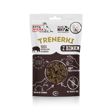 SYTA MICHA TRENERKI Z DZIKIEM 80 g.jpg