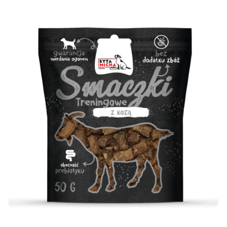SYTA MICHA smaczki treningowe z kozą 50 g.png