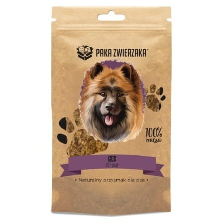 PAKA ZWIERZAKA przysmak stripsy gęś 100% 70 g.jpg