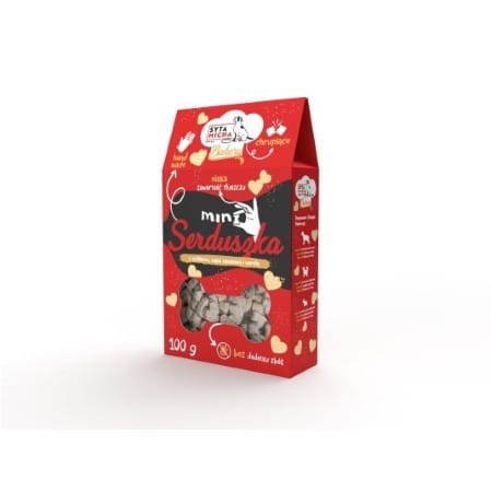 SYTA MICHA BAKERY mini serduszka z królikiem 100 g.jpg