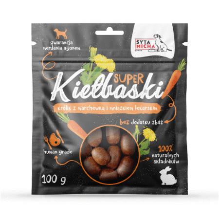 SYTA MICHA super kiełbaski z królikiem 100 g.png